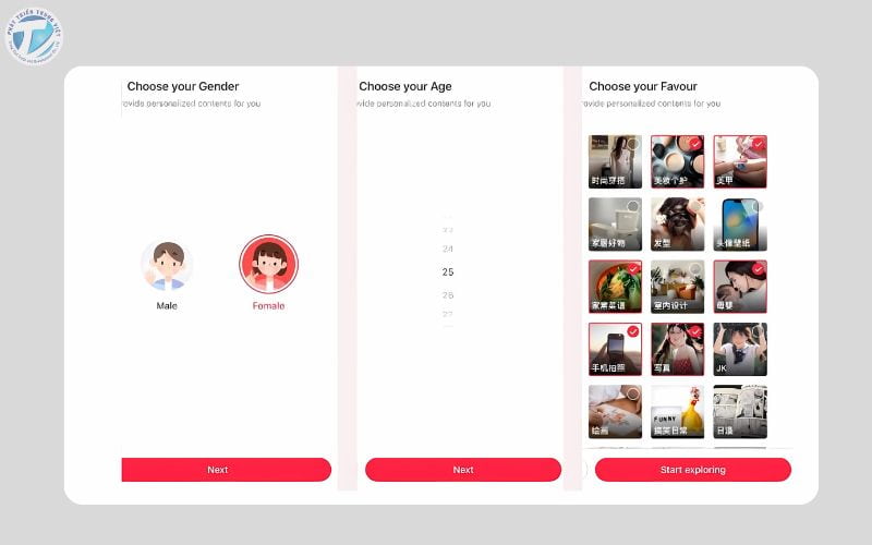 Xiaohongshu login bước 3